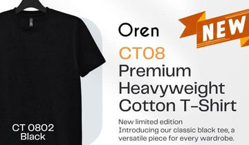 [NEW] Oren Sport New Arrivals - Premium Heavyweight Cotton T-Shirts (CT08)