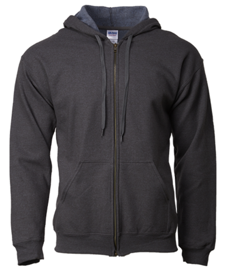 Gildan 18700 Unisex Vintage Full Zip Hooded Sweatshirt – 270GM