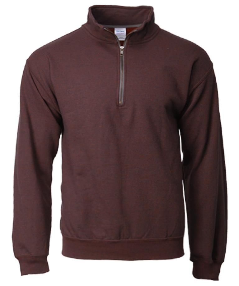 Gildan 18800 Unisex Vintage Cadet Collar Sweatshirt – 270gm Russet