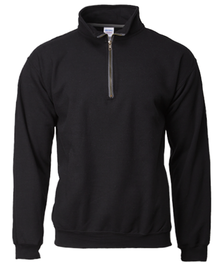 Gildan 18800 Unisex Vintage Cadet Collar Sweatshirt – 270gm Black