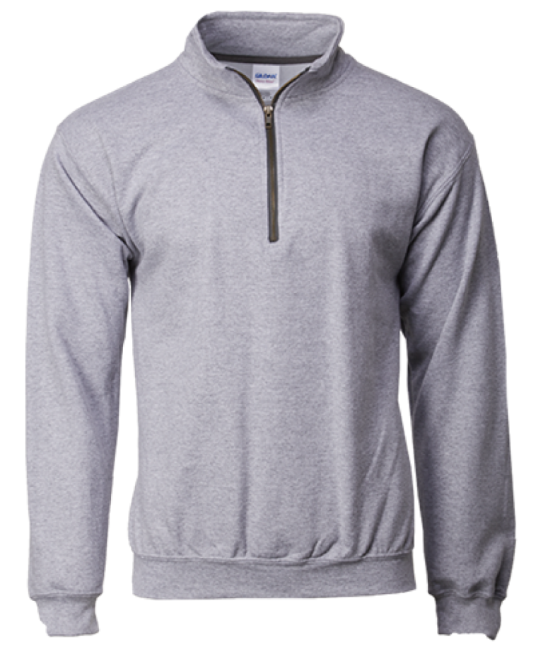 Gildan 18800 Unisex Vintage Cadet Collar Sweatshirt – 270gm Grey