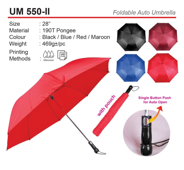 UM 550-II Foldable Auto Umbrella