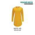 Round Neck Muslimah Cotton 180 GSM