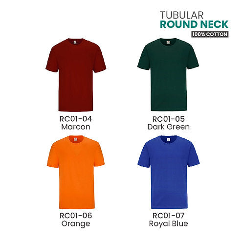 Tubular Roundneck Cotton 160GSM