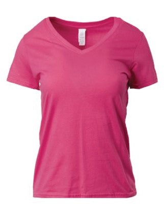 Gildan 63V00L Softstyle Ladies V-Neck T-Shirt 