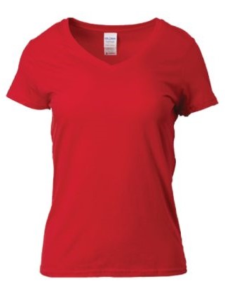 Gildan 63V00L Softstyle Ladies V-Neck T-Shirt 