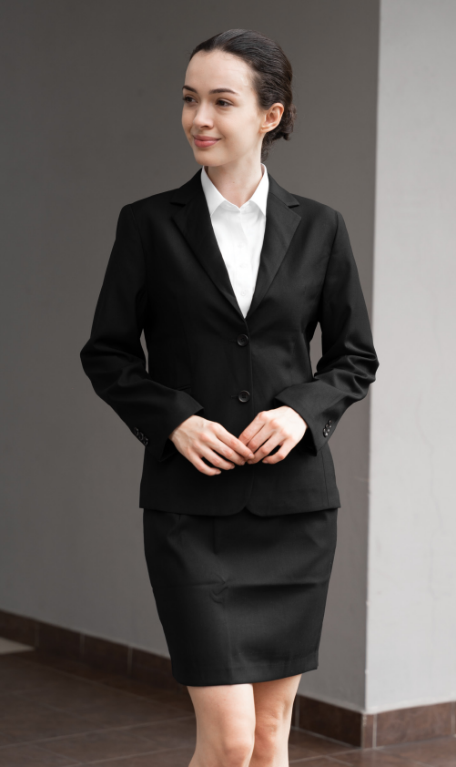 CBM25 / SKT02 - Beam Premium 2 Button Fitted Blazer (Female Cutting)