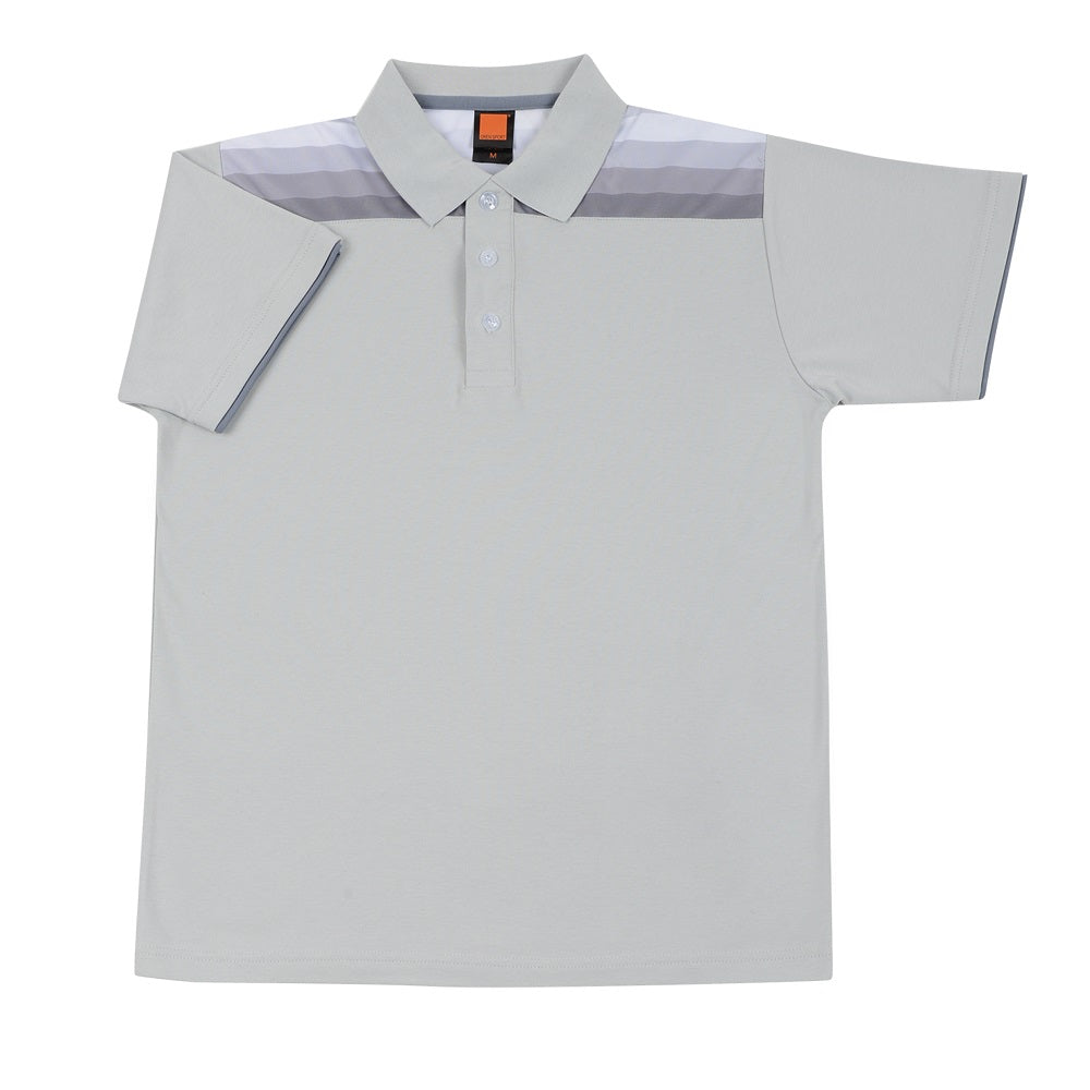CI11 - Unisex CVC Cotton Interlock Polo Shirt 210gsm
