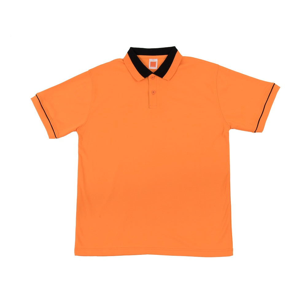 CI12 - Unisex CVC Cotton Interlock Polo Shirt 210gsm