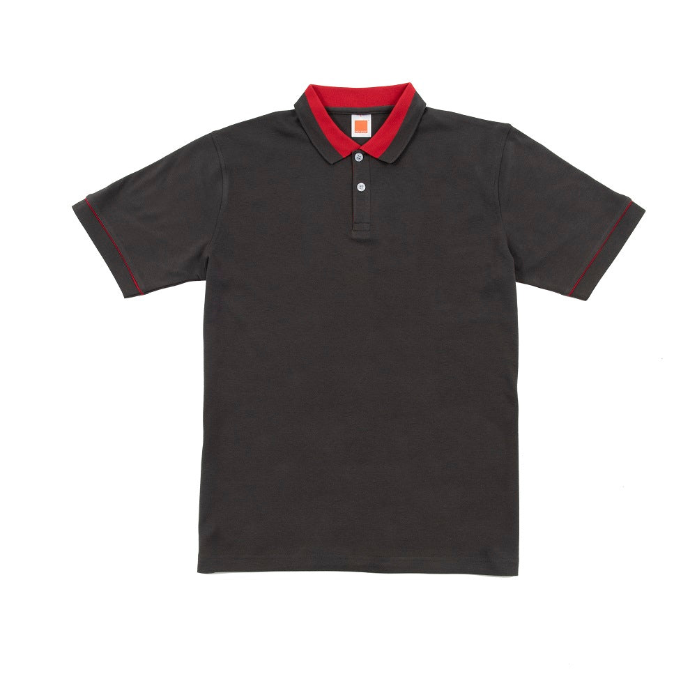 CI12 - Unisex CVC Cotton Interlock Polo Shirt 210gsm