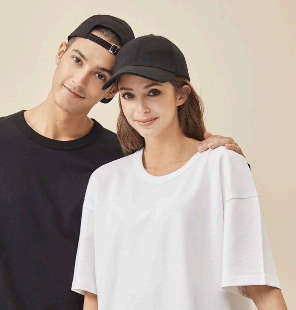 CP01 - Monochrome Cotton 6 PANEL BASEBALL CAP