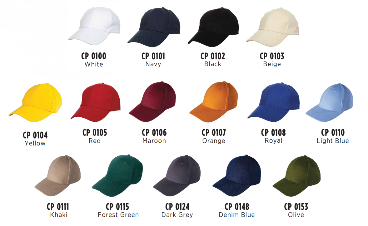 CP01 - Baseball Cap - Custom Print