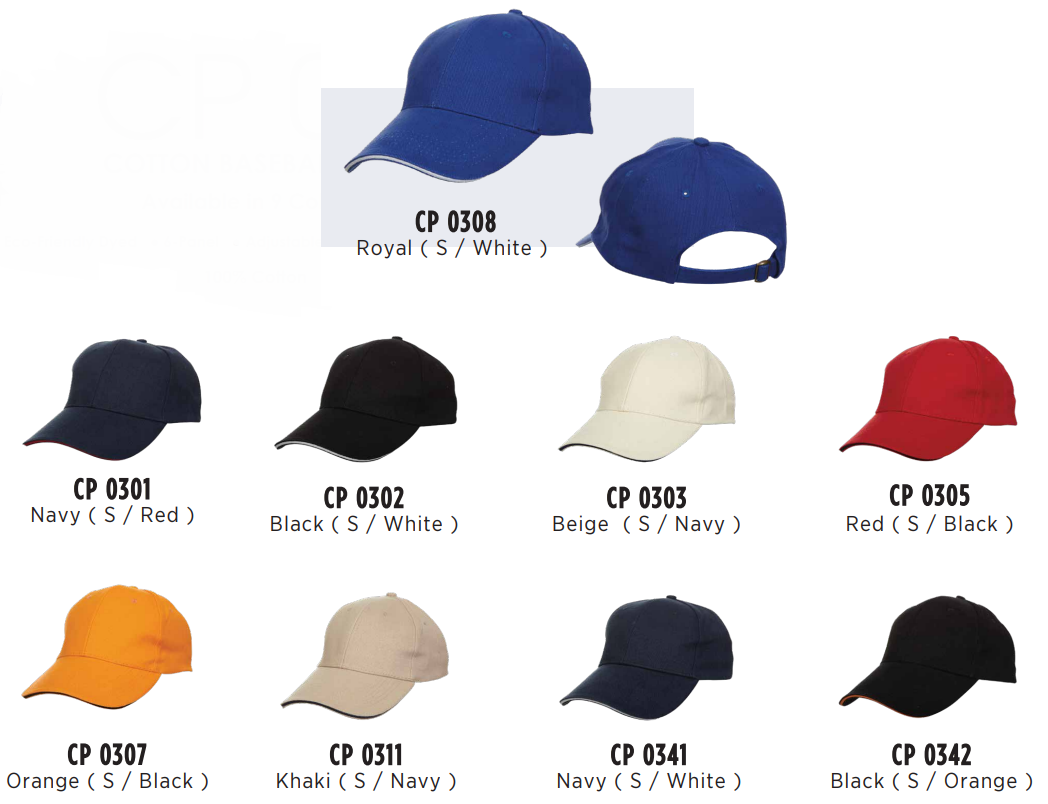 CP03 - COTTON BASEBALL CAP