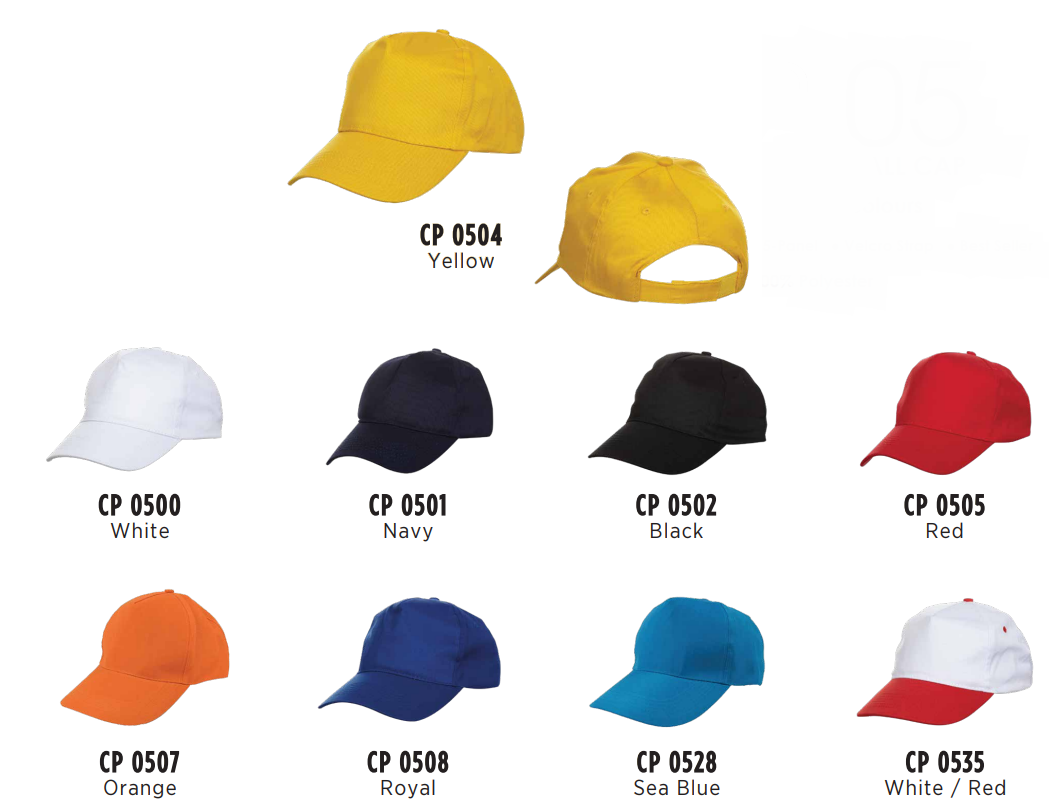 CP05 - POLYESTER BASEBALL CAP