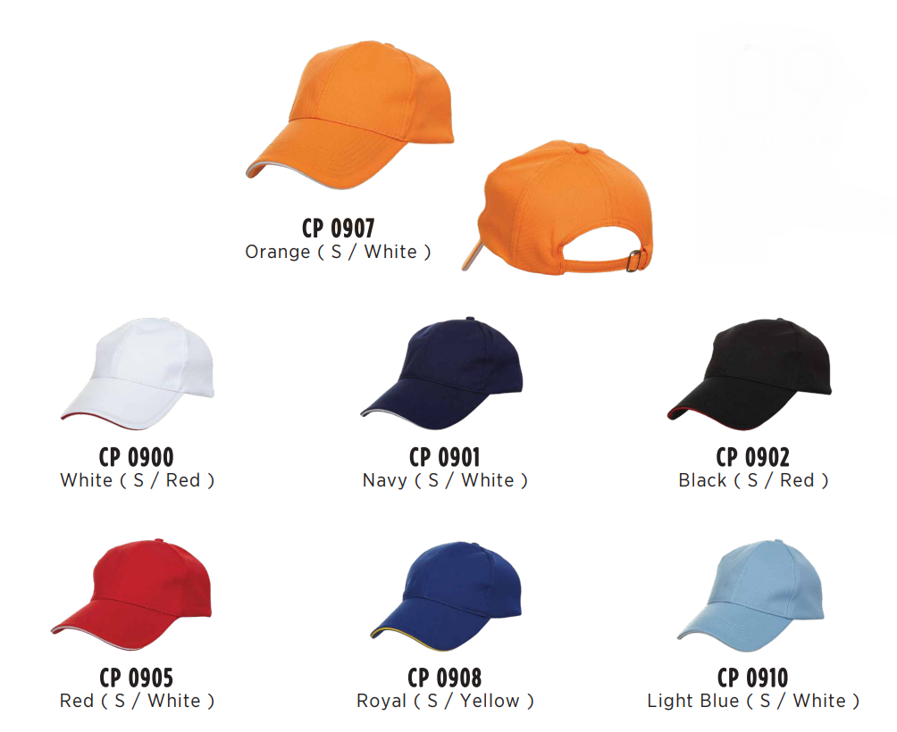 CP09 - POLYESTER BASEBALL CAP