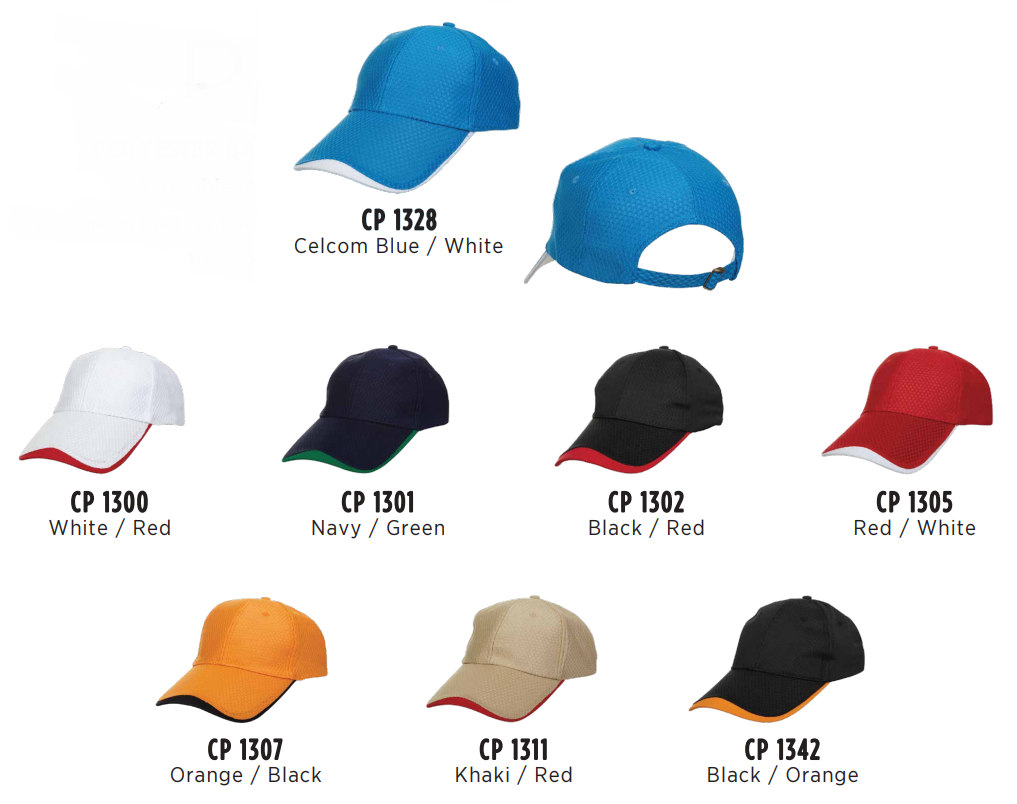 CP13 - POLYESTER BASEBALL CAP