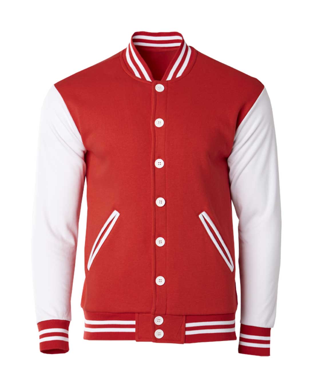 Varsity Jacket Red White