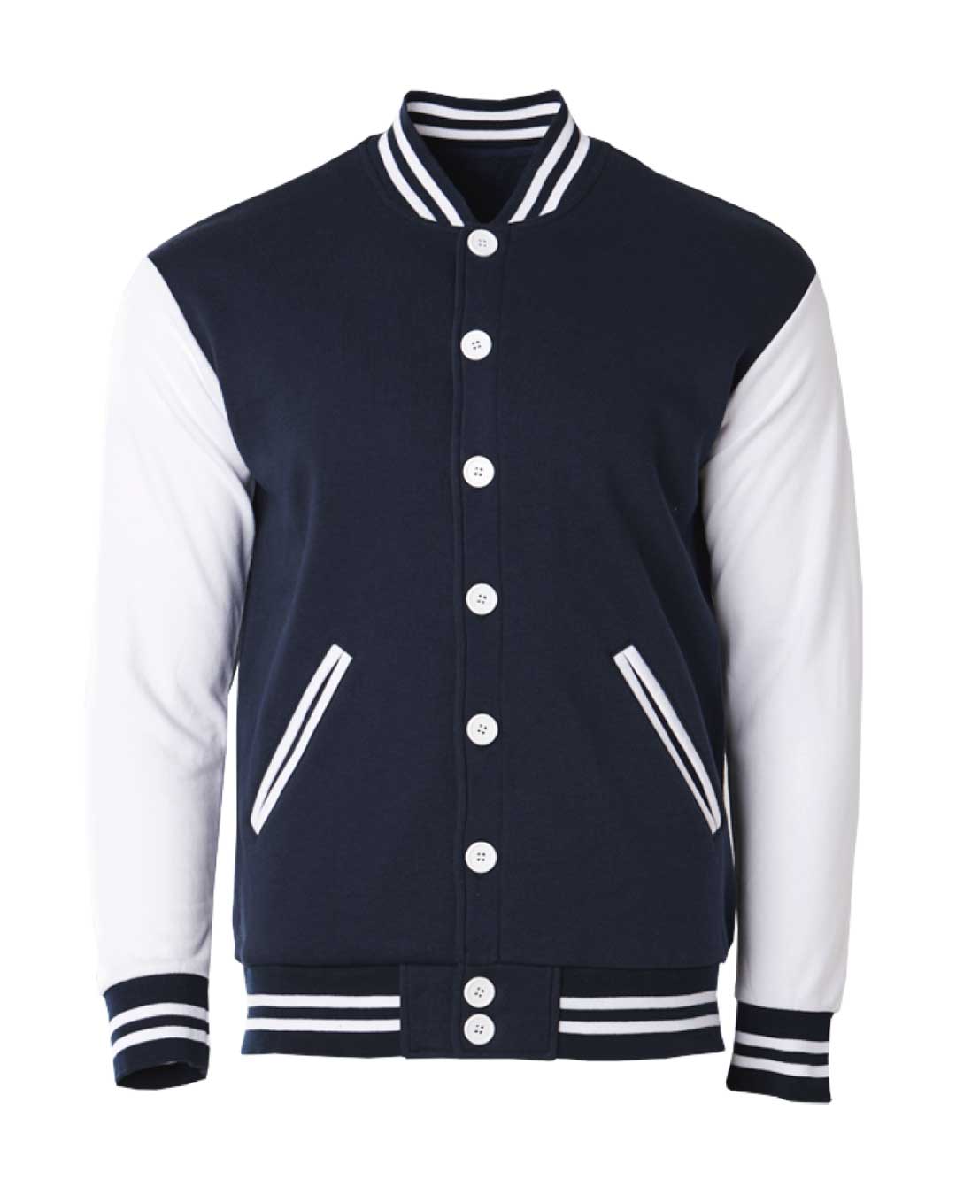 Varsity Jacket Navy White