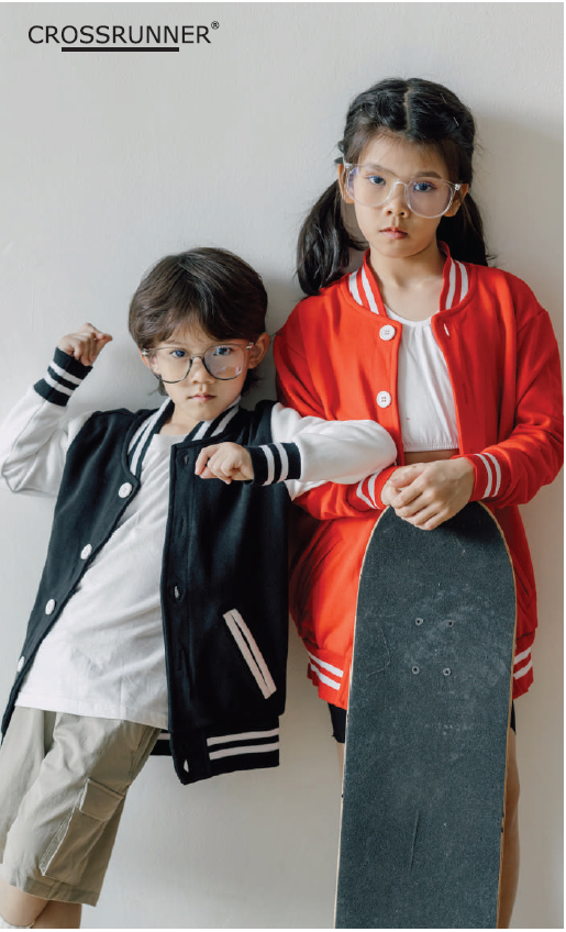 CRJ1100B -  [Kids] Crossrunner® Youth Varsity Jacket 230gsm