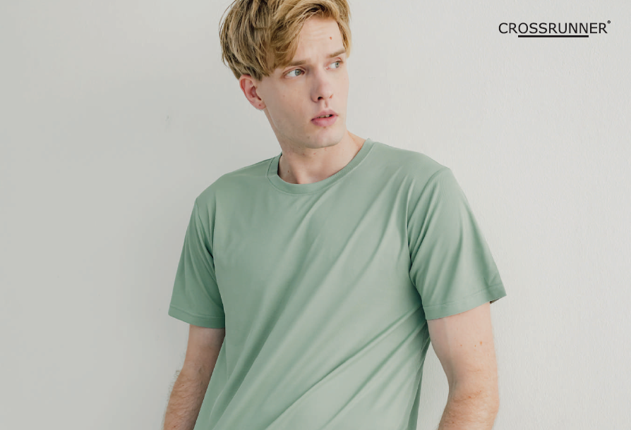 CRR3600 - Crossrunner Performance Round Neck 100% Performance Dry Pique