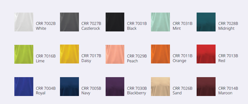 CRR7000B - Crossrunner DRYtec Youth Round Neck Tee 100% Performance Pindot 130gsm