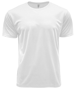 CRR7000 - Crossrunner DRYtec Unisex Round Neck Tee 100% Performance Pindot 130gsm