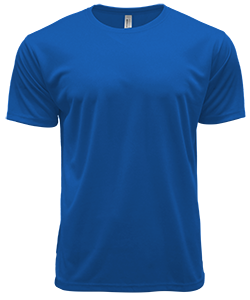 CRR7000B - Crossrunner DRYtec Youth Round Neck Tee 100% Performance Pindot 130gsm