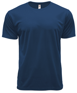 CRR7000B - Crossrunner DRYtec Youth Round Neck Tee 100% Performance Pindot 130gsm