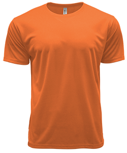 CRR7000 - Crossrunner DRYtec Unisex Round Neck Tee 100% Performance Pindot 130gsm