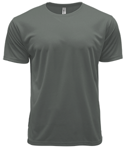 CRR7000 - Crossrunner DRYtec Unisex Round Neck Tee 100% Performance Pindot 130gsm
