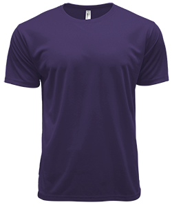 CRR7000 - Crossrunner DRYtec Unisex Round Neck Tee 100% Performance Pindot 130gsm