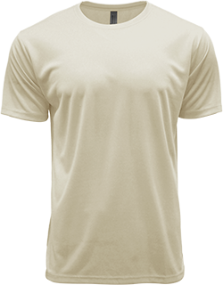 CRR7000 - Crossrunner DRYtec Unisex Round Neck Tee 100% Performance Pindot 130gsm