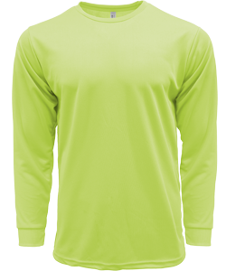 CRR70400 - Crossrunner DRYtec Unisex Long Sleeve Round Neck Tee 100% Performance Pindot 130gsm