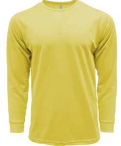 CRR70400 - Crossrunner DRYtec Unisex Long Sleeve Round Neck Tee 100% Performance Pindot 130gsm