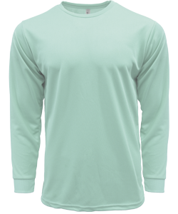 CRR70400 - Crossrunner DRYtec Unisex Long Sleeve Round Neck Tee 100% Performance Pindot 130gsm