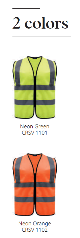 CRSV 1100 - Crossrunner Basic High Reflective Safety Vest 120gsm