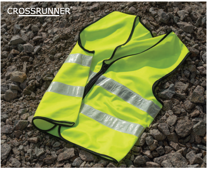 CRSV 2100 - Crossrunner Reflective Safety Vest - Diamond 120gsm