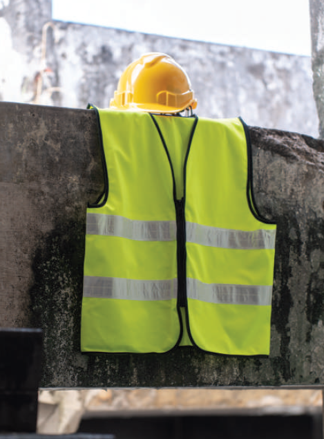 CRSV 2100 - Crossrunner Reflective Safety Vest - Diamond 120gsm