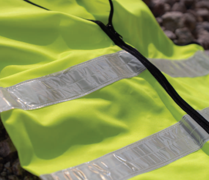 CRSV 2100 - Crossrunner Reflective Safety Vest - Diamond 120gsm