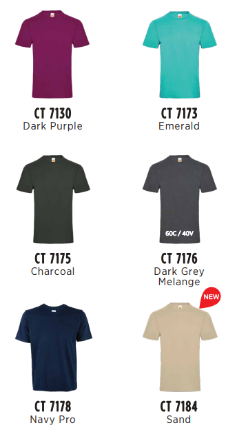 CT71 - 100%Cotton Unisex SuperB Cotton Short Sleeve T-Shirt 200gsm