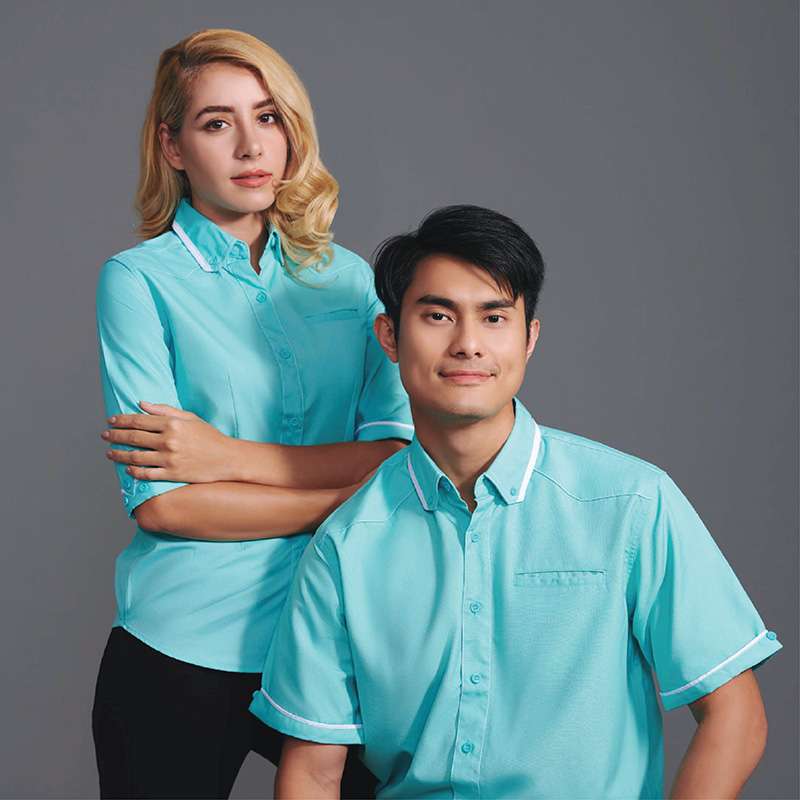 F131 - FEMALE CORPORATE UNIFORM 3/4 Sleeve Shirt