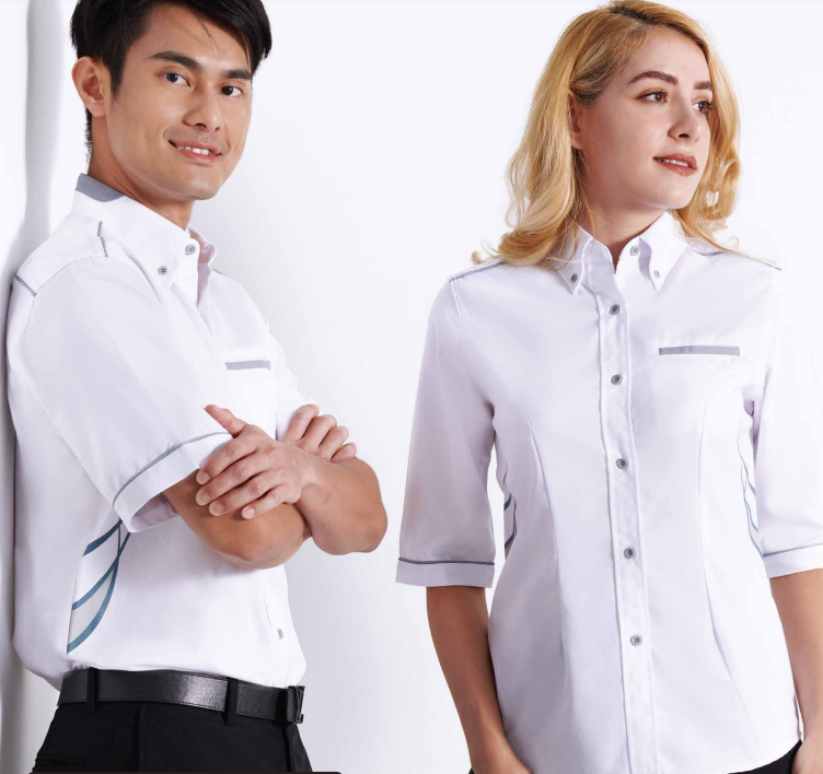 F134 - UNISEX CORPORATE UNIFORM Short Sleeve Shirt