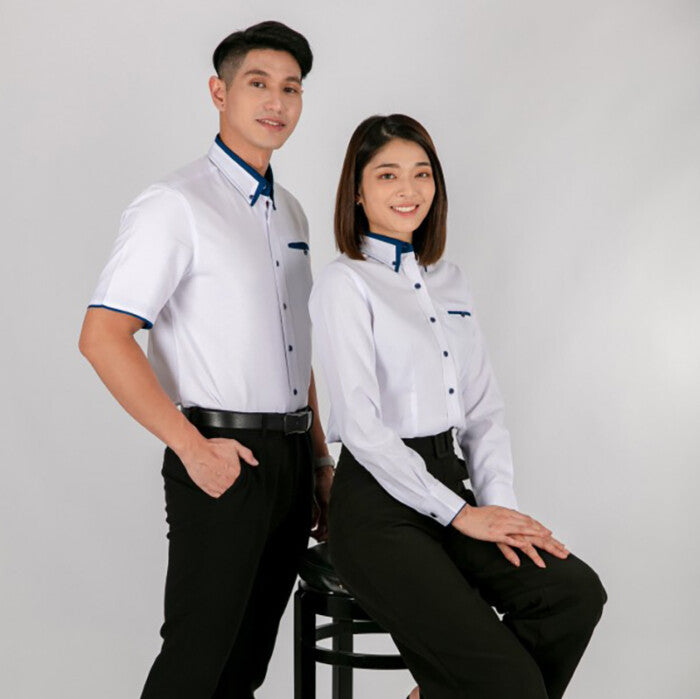 F143 - FEMALE CORPORATE UNIFORM Long Sleeve Shirt