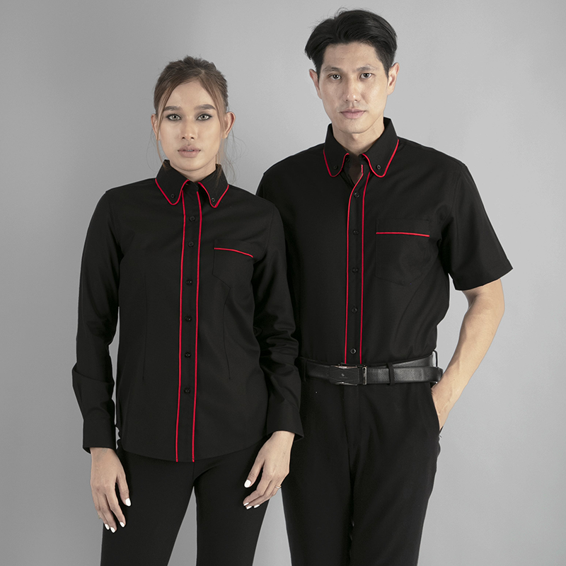 F149 - FEMALE CORPORATE UNIFORM Long Sleeve Shirt 200gsm