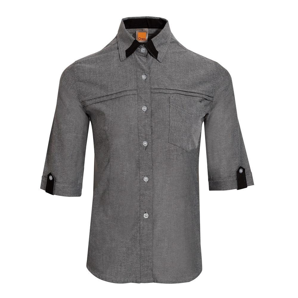 F145 - FEMALE CORPORATE UNIFORM 3/4 Sleeve Shirt
