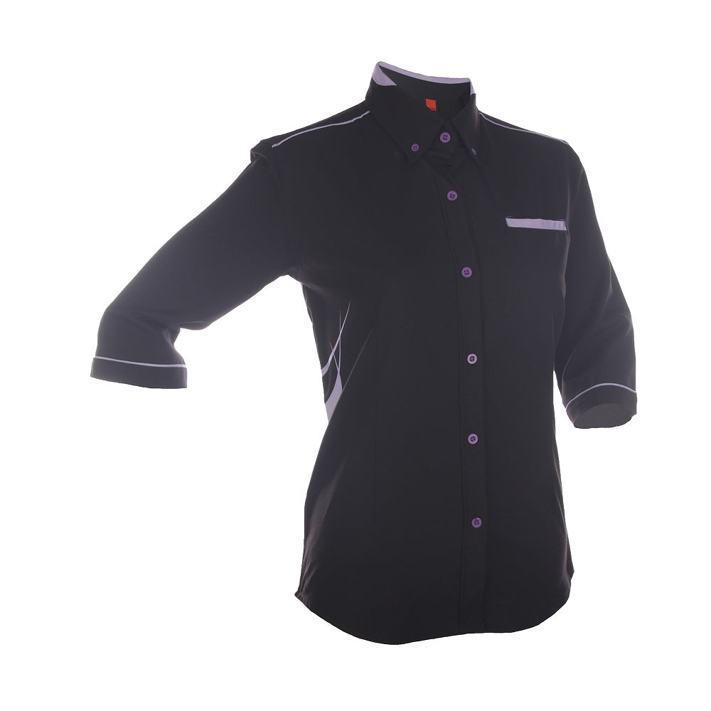 F135 - FEMALE CORPORATE UNIFORM 3/4 Sleeve Shirt