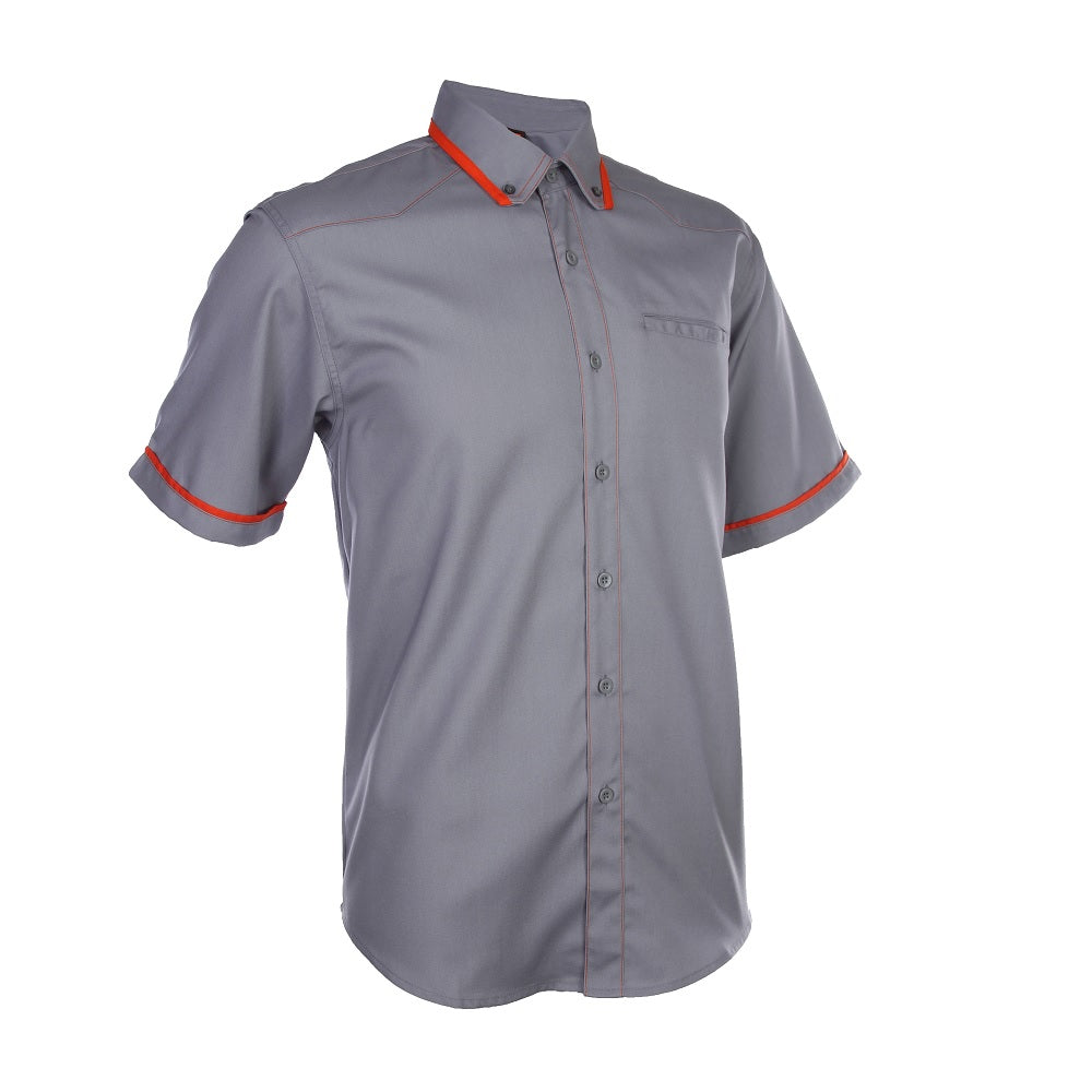 F130 - UNISEX CORPORATE UNIFORM Short Sleeve Shirt