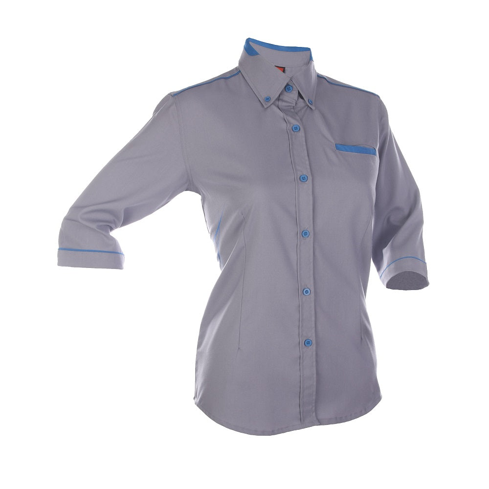 F135 - FEMALE CORPORATE UNIFORM 3/4 Sleeve Shirt