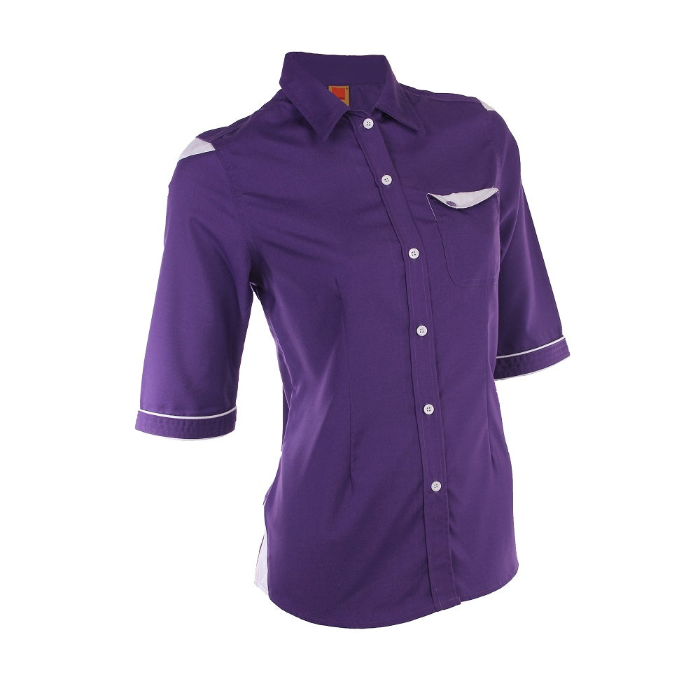 F129 - FEMALE CORPORATE UNIFORM 3/4 Sleeve Shirt
