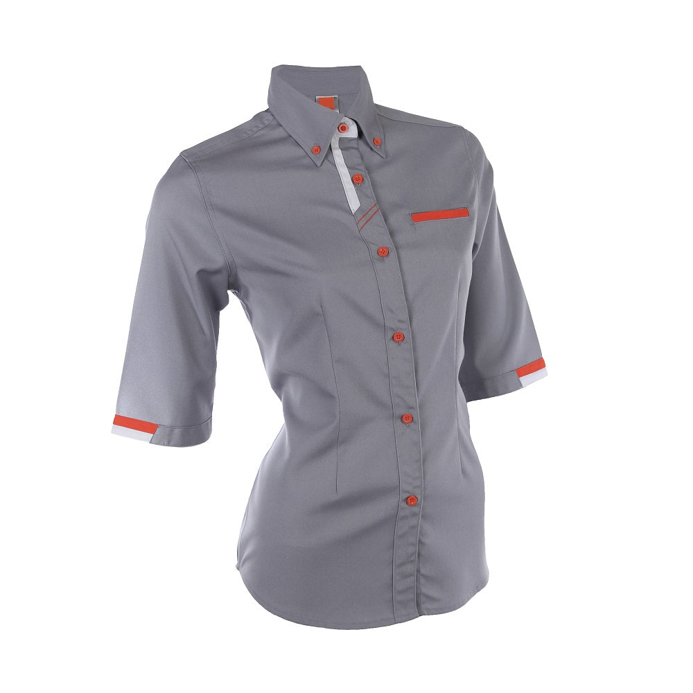 F127 - FEMALE CORPORATE UNIFORM 3/4 Sleeve Shirt
